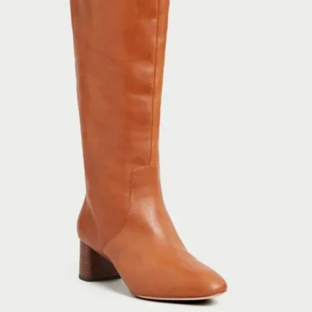 New Loeffler Randall Gia Cognac Tall Boot Size 9.5 - Picture 6 of 8